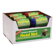 Compact Mosquito Head Net – Display of 12