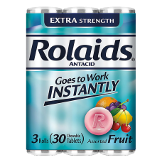 Rolaids Roll Extra Strength Chew Fruit